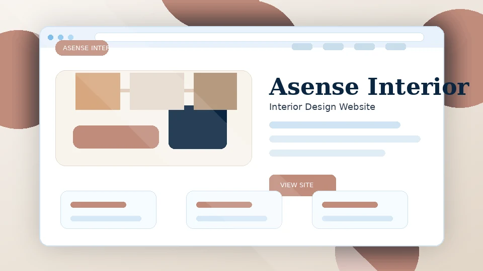 Asense Interior website preview