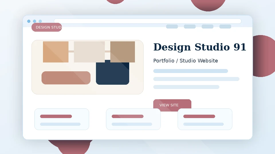 Design Studio 91 website preview